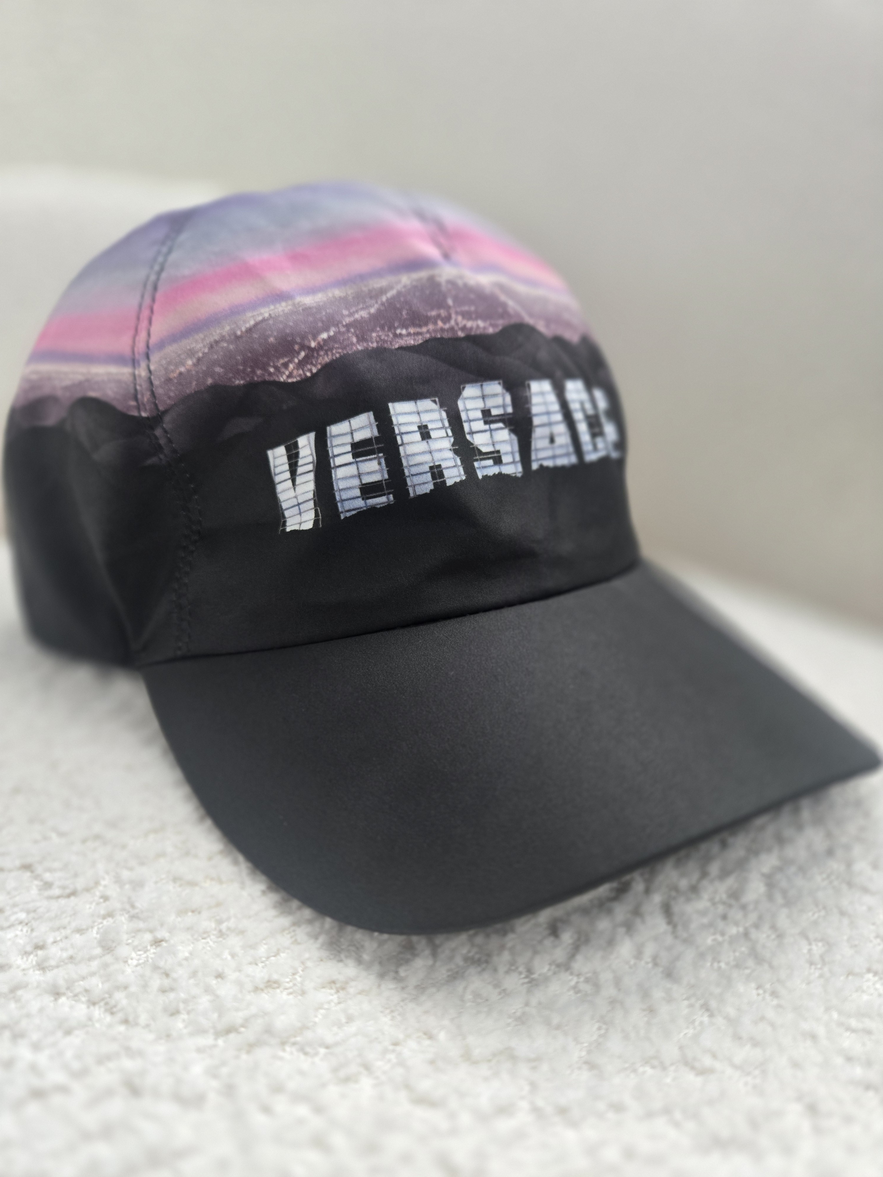 Versace Multicolor Nylon Baseball Cap Size 58